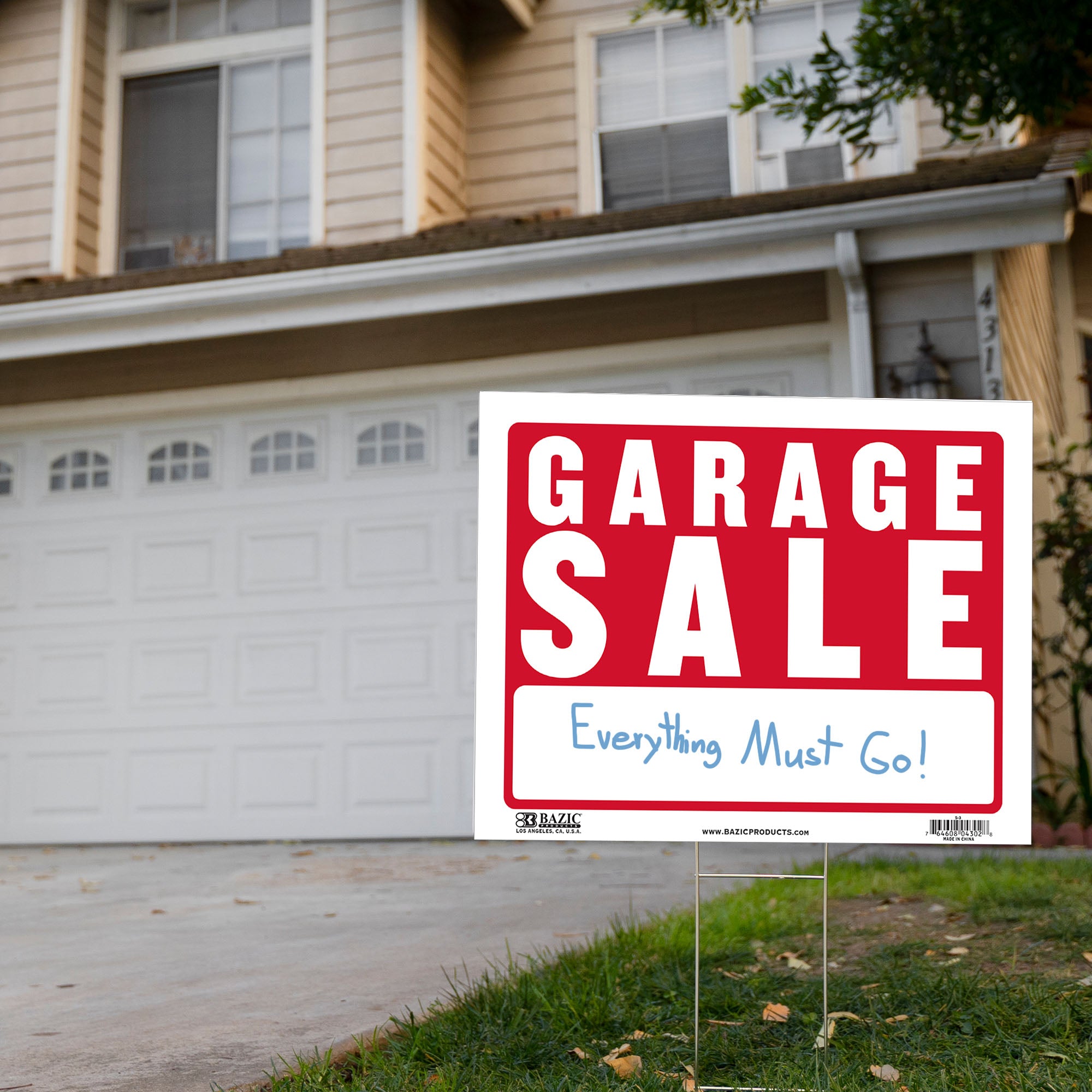 9" X 12" Garage Sale Sign