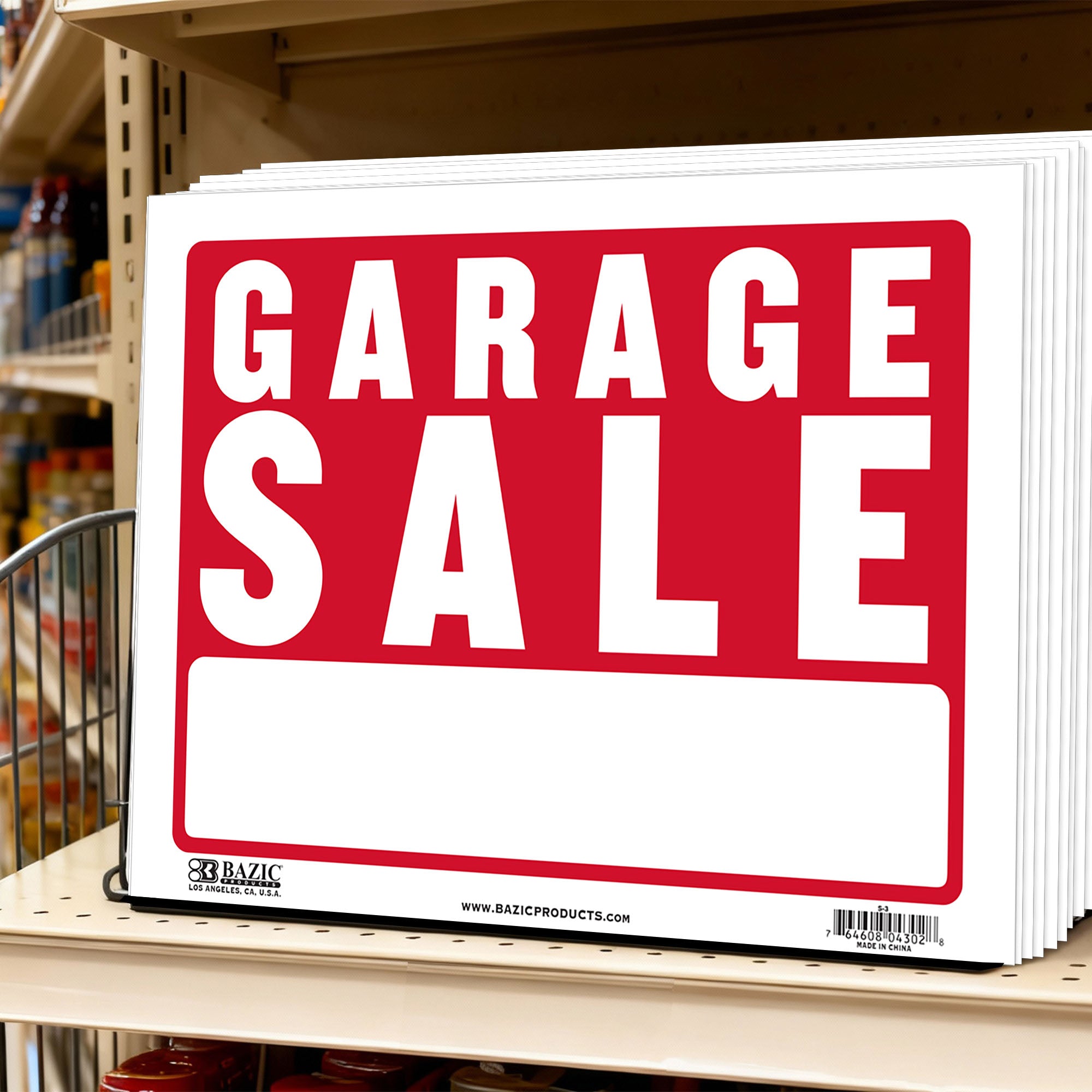 9" X 12" Garage Sale Sign