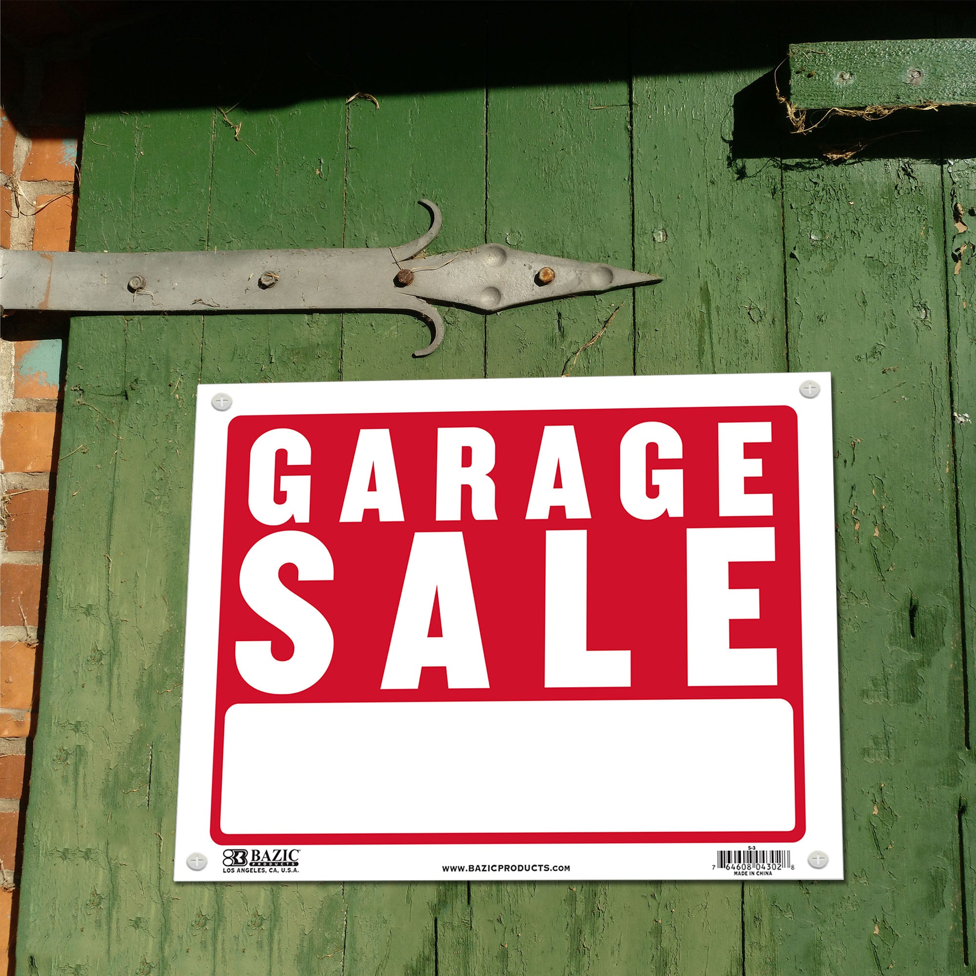 9" X 12" Garage Sale Sign