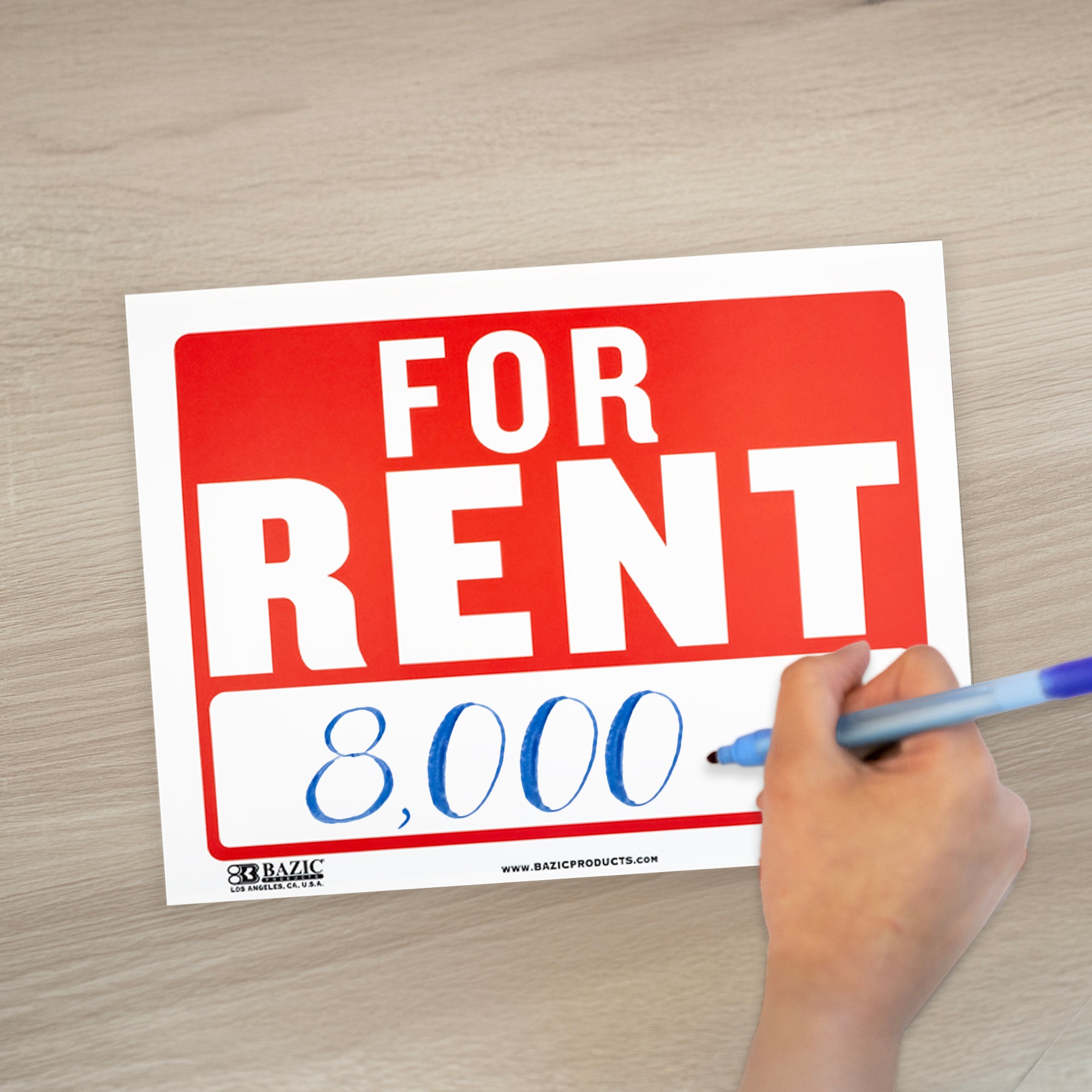 For Rent Sign, 9 x 12 in, Weather Resistant