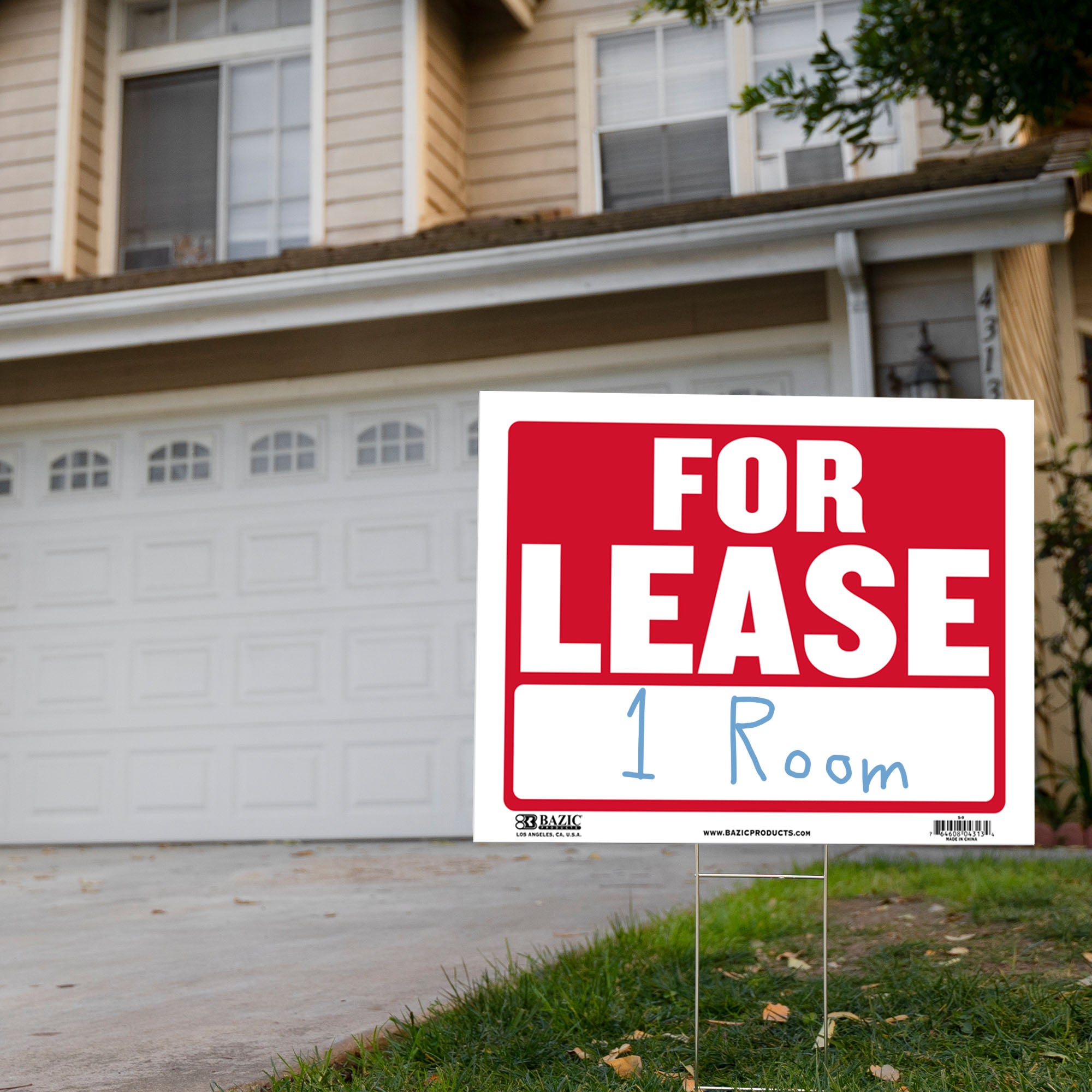 9" X 12" For Lease Sign