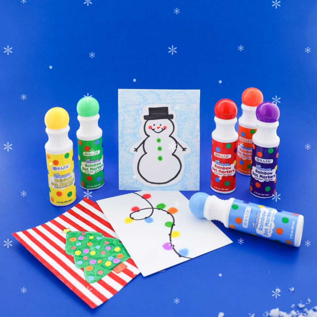 6 Colors Washable Dot Markers