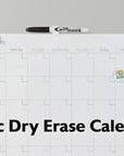 14" x 14" CUBIX Magnetic Dry Erase Calendar Tile