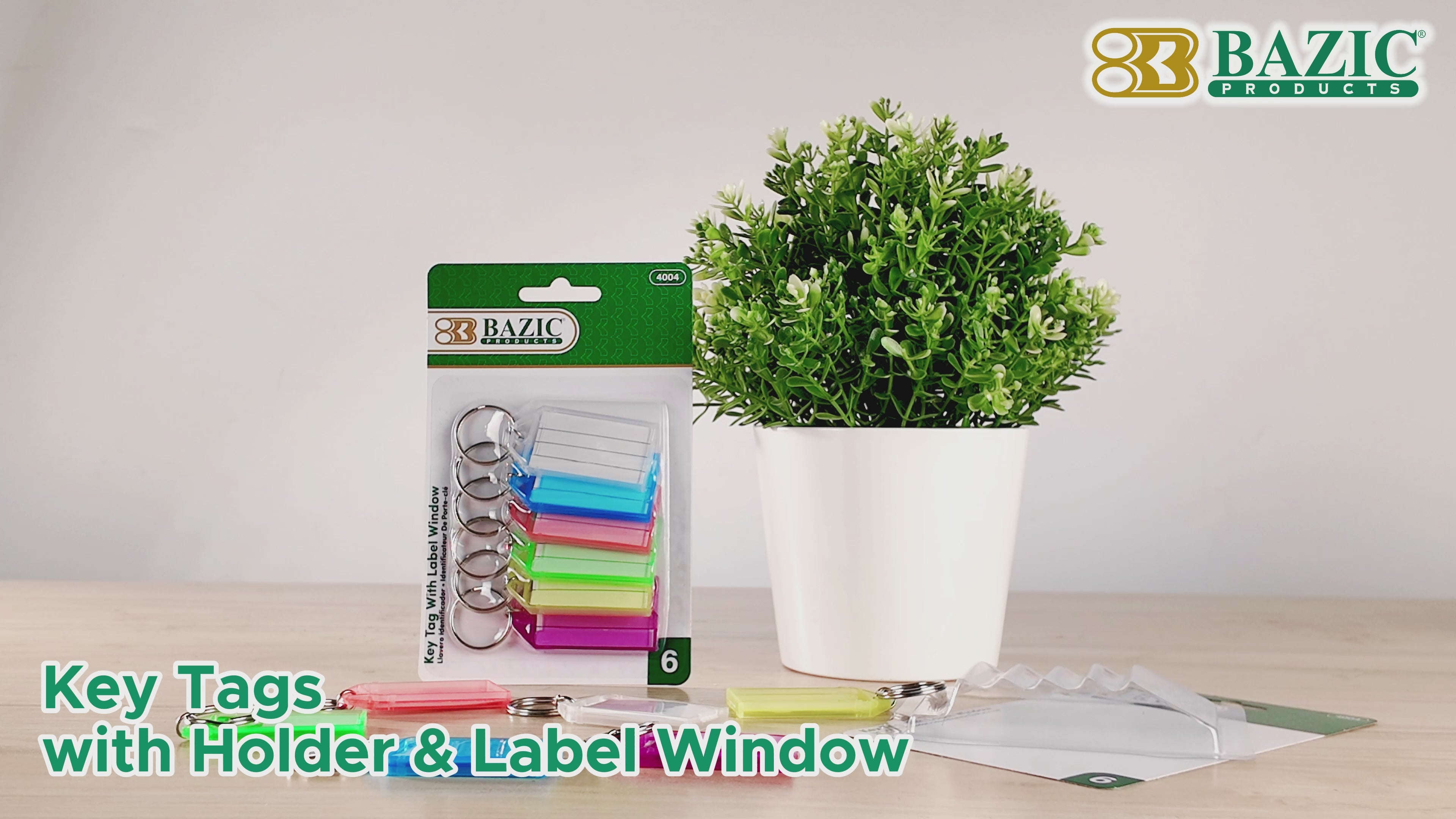 Load video: Key Tags with Holder &amp; Label Window