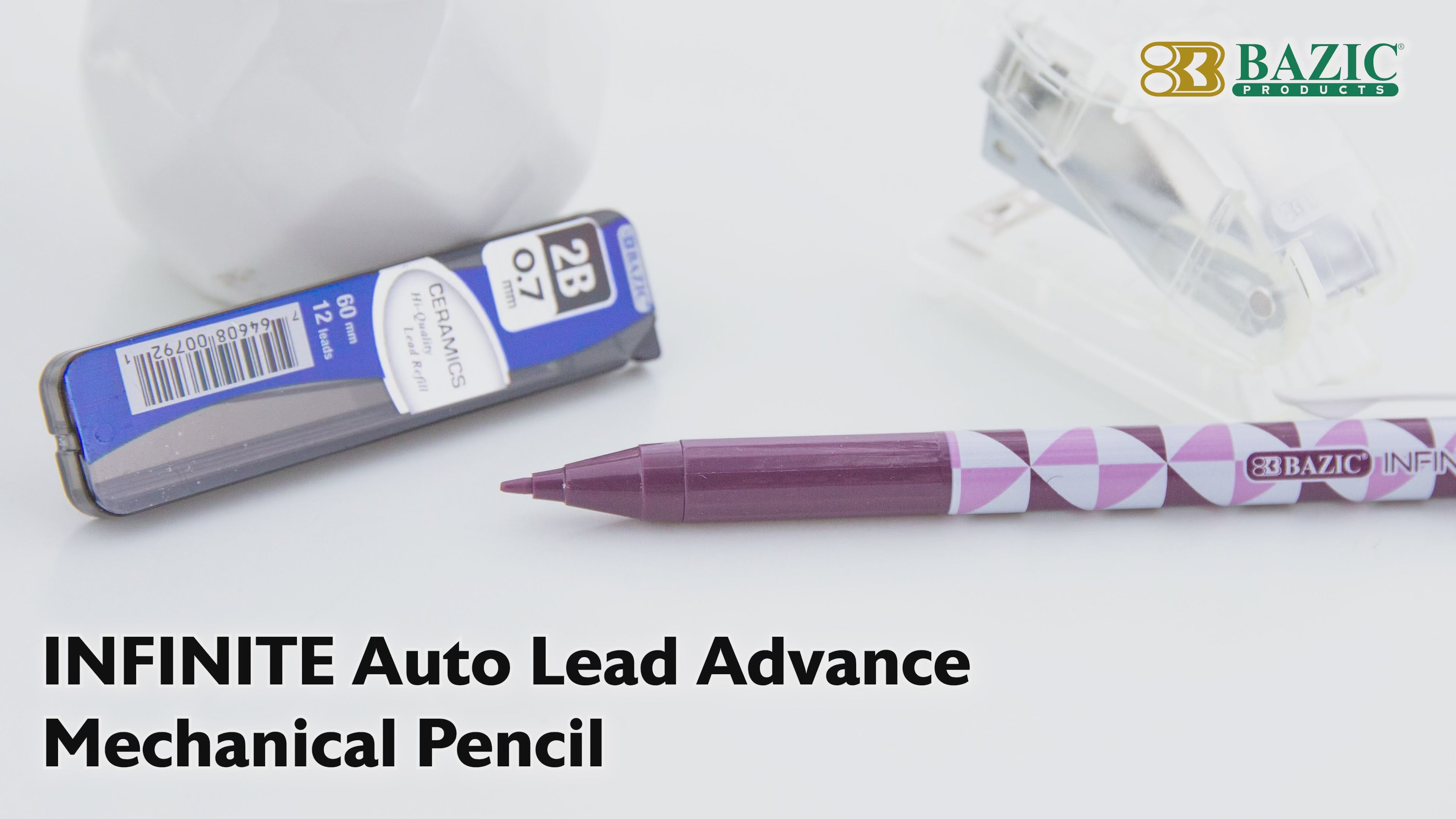 Load video: Infinite Orion 0.7 mm Auto Lead Advance Mechanical Pencil w/ Ceramics High-Quality Lead