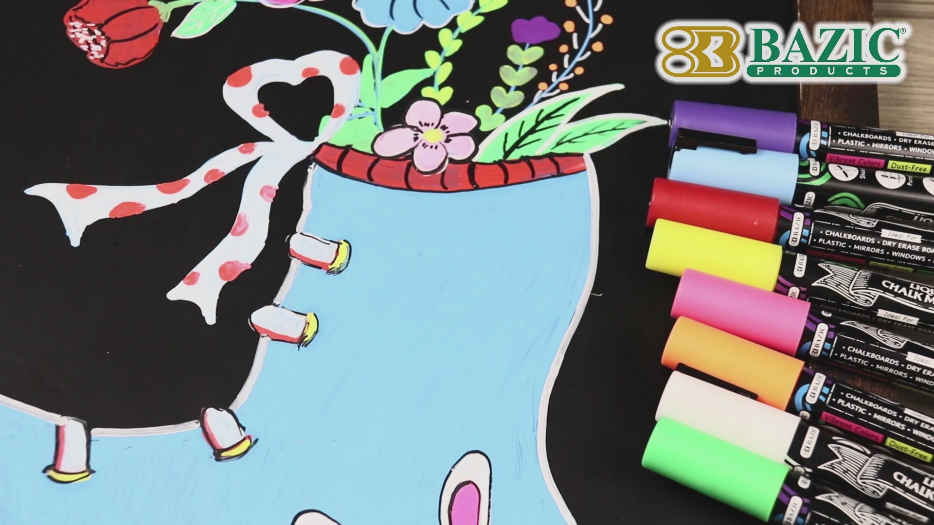 Load video: Color Liquid Chalk Marker