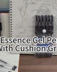 Essence Black Gel Pen w/ Cushion Grip (6/Pack)