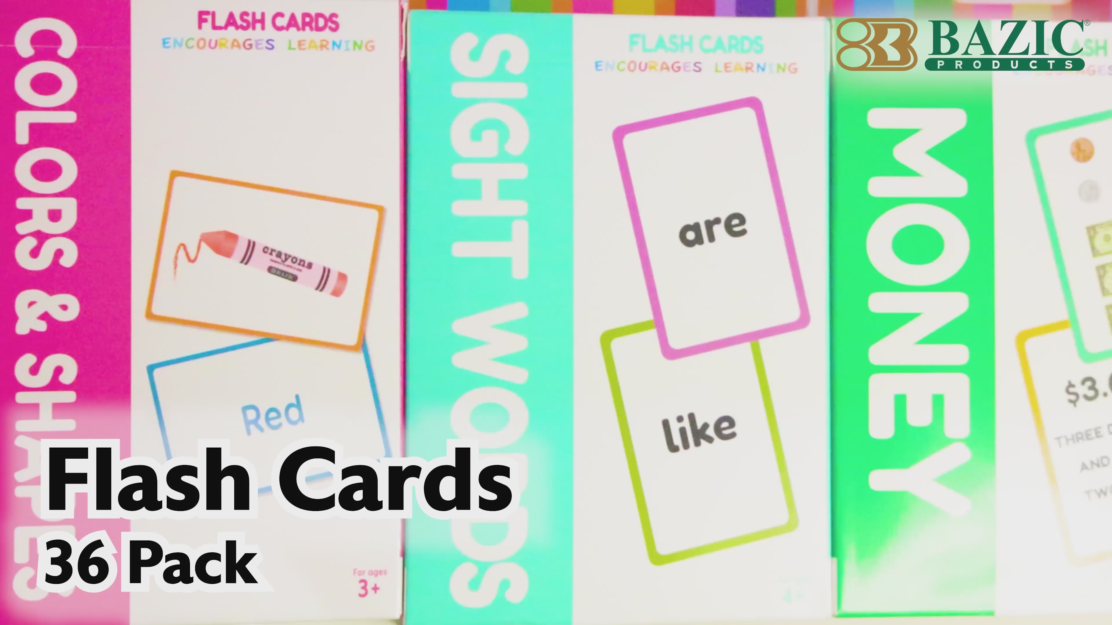 Load video: Division Flash Cards (36/Pack)