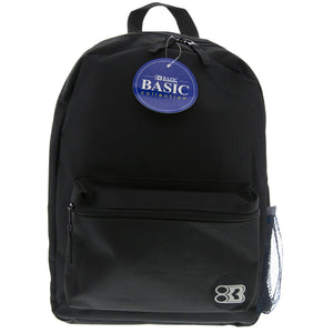 16" Burgundy Basic Backpack - Bazicstore