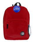 17" Burgundy Classic Backpack - Bazicstore
