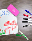 Assorted Colors Fine Tip Dry-Erase Markers (6/Pack)
