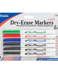 Assorted Colors Fine Tip Dry-Erase Markers (6/Pack)