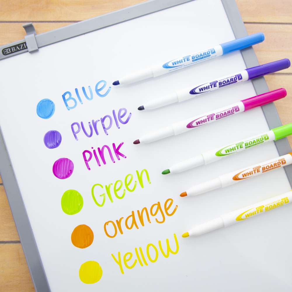 12/24 Colors White Board Maker Pens Set Whiteboard Markers Liquid