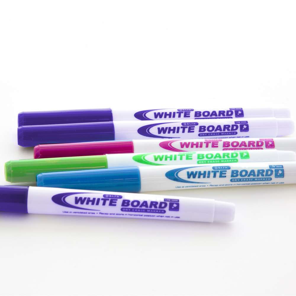 Fine Tip Bright Color Dry-Erase Marker (4/Pack)