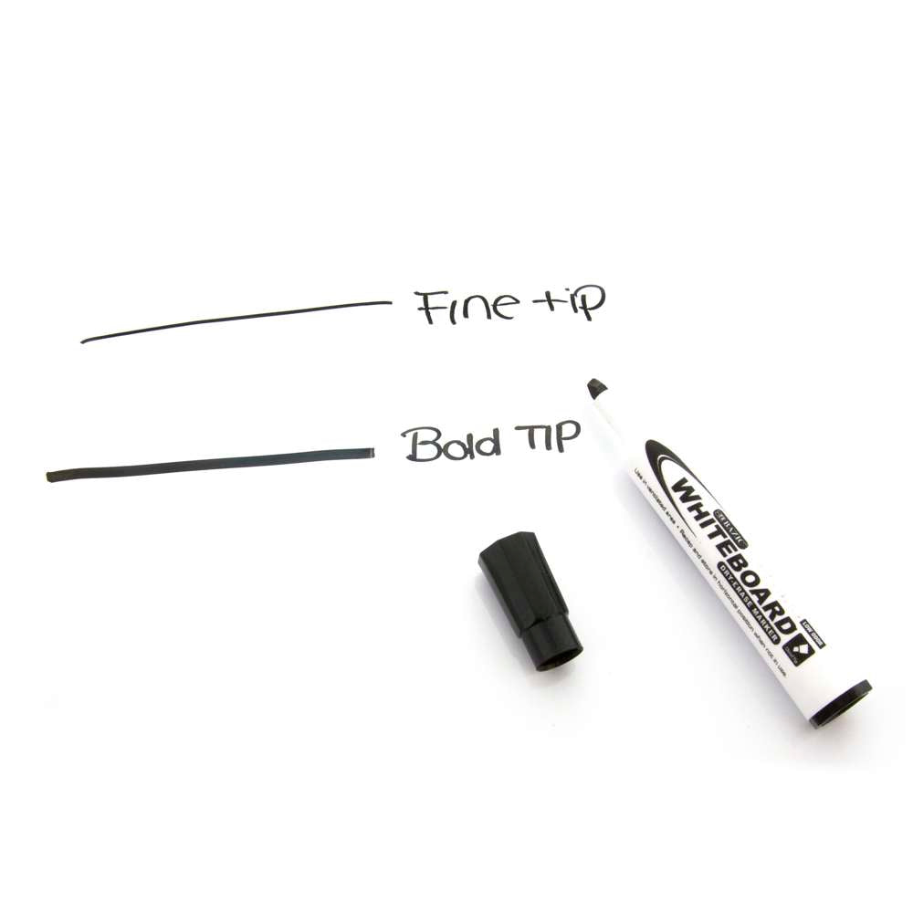 Bazic Chisel Tip Dry Erase Marker - 3 pack