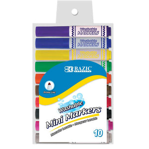 Washable Markers Broad Line Mini 10 Color
