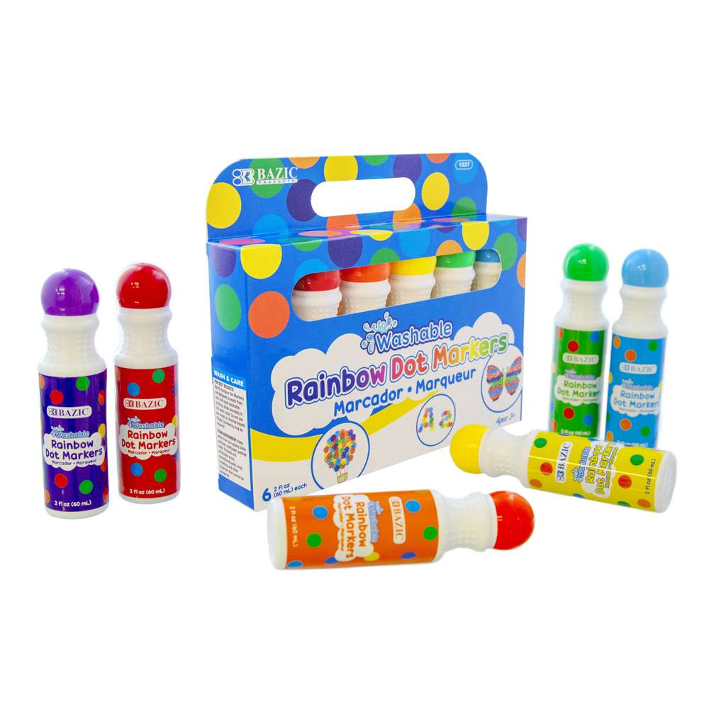 8-pack washable dot markers bingo daubers