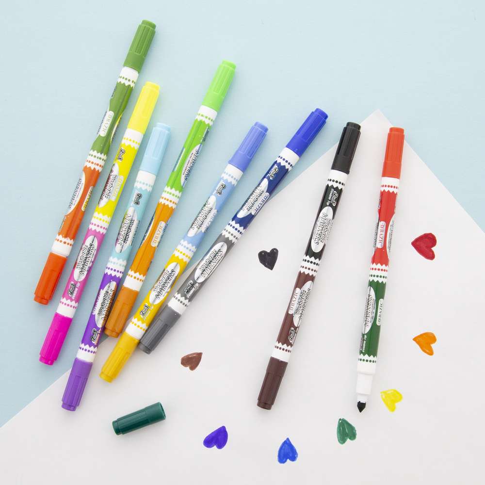 Bazic 10 Double-Tip Washable Markers
