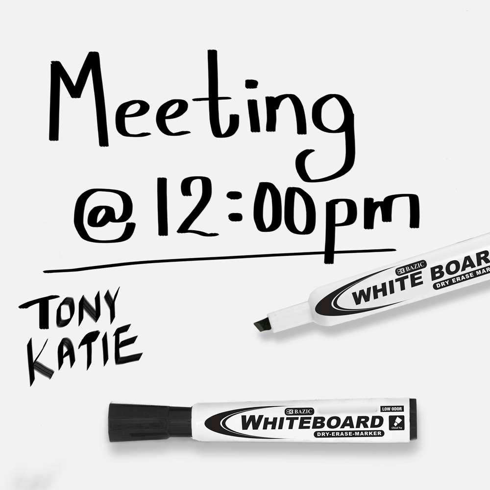 Assorted Colors Chisel Tip Dry-Erase Markers (12/Box)