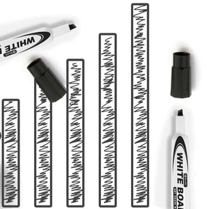 Chisel Tip Black Dry-Erase Markers (12/Pack)