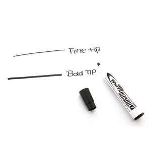 Chisel Tip Black Dry-Erase Markers (12/Pack)