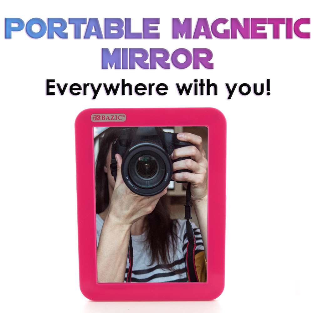 Magnetic Locker Mirror Rectangular Mirror For Locker Locker Decorations For  College Students Sports Players And Any