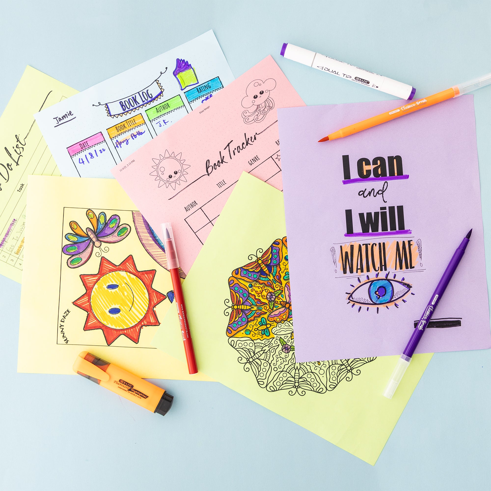 Pastel Color Multipurpose Paper (25 sheets/pack)