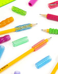 Assorted Color & Shape Gel Pencil / Pen Grip (8/Pack)