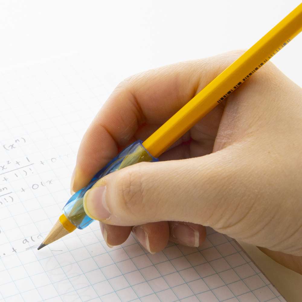 Assorted Color &amp; Shape Gel Pencil / Pen Grip (8/Pack)