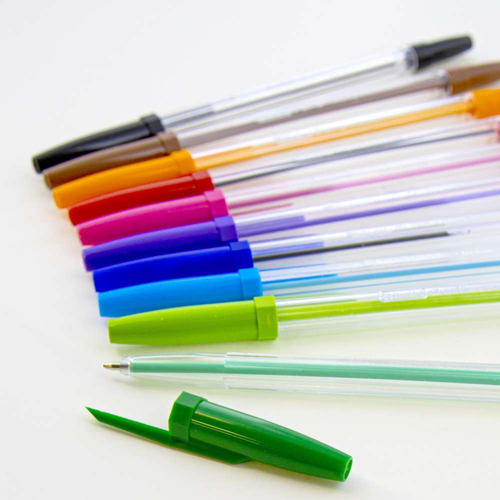 School Supplies Refillable Stick Roller Ball Pen Liquid Ink Pen Water  Proof, Fine Point, Green Ink - China Pen, Gel Pen