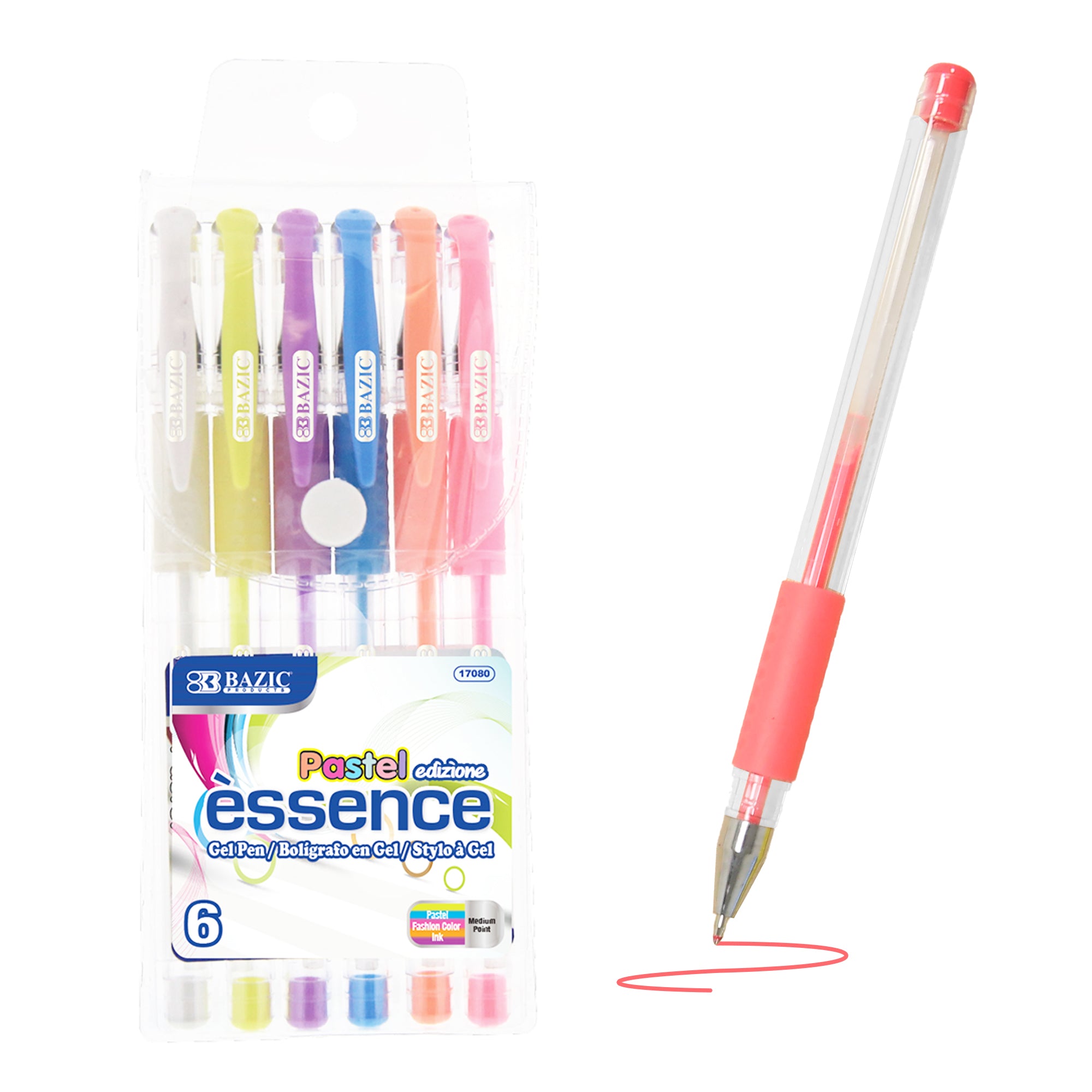 6 Pastel Color Essence Gel Pen