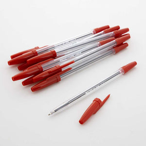 Pure Red Stick Pen (12/pack)