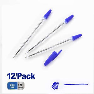 Pure Blue Stick Pen (12/Pack)