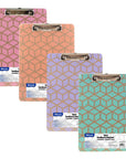 Hardboard Clipboard Standard Size Retro w/ Low Profile Clip