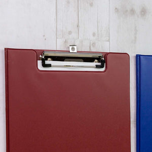 PVC Clipboard A4 Size Folder w/ Low Profile Clip