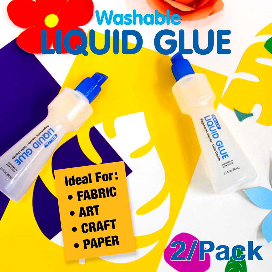 Clear Glue 2.7 FL OZ (80 mL)(2/Pack)