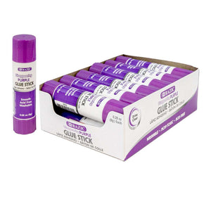 BAZIC Glue Stick Washable Disappearing Purple 0.28 oz (8g