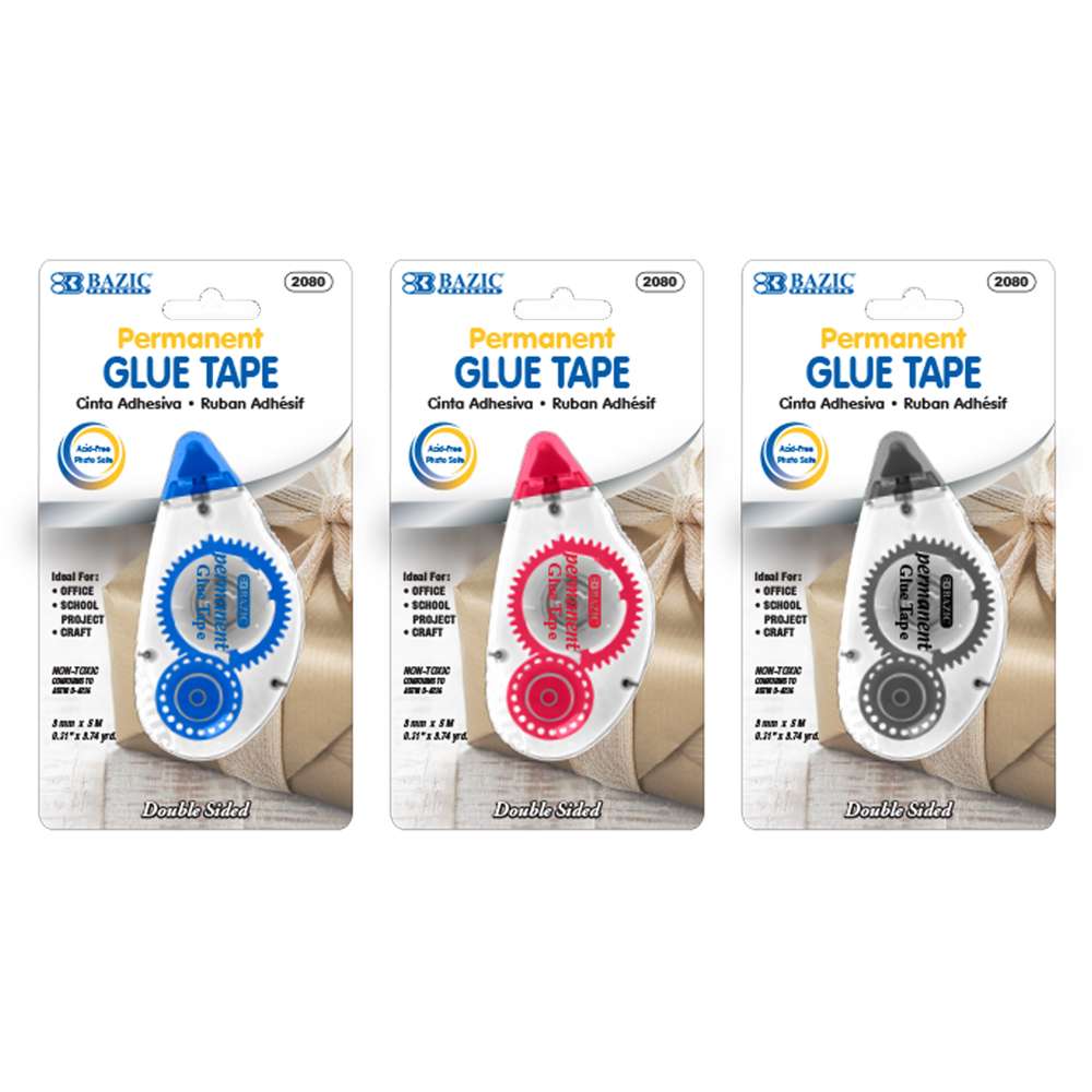 Glue Roller Tapes,adhesive Glue Roller Double Side Scrapbook Runner Tape  Transparent Glue Dispenser Roller Applicator Tape Pens Adhesive Tape Pen  For