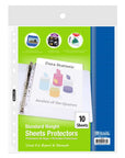 Sheet Protectors Standard Weight Top Loading (10/Pack)