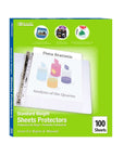 Sheet Protectors Standard Weight Top Loading (100/Box)