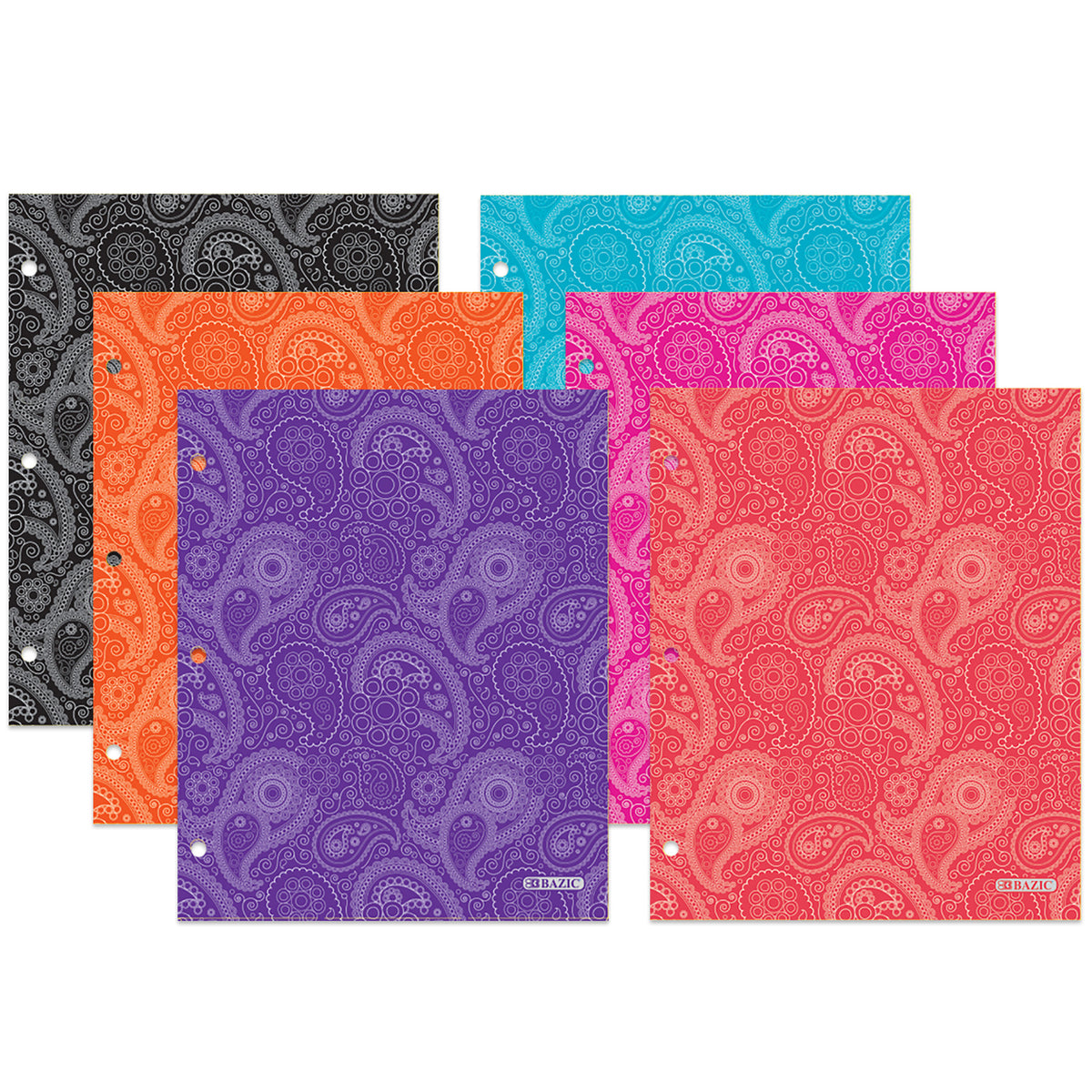 Paisley 2-Pocket Portfolios