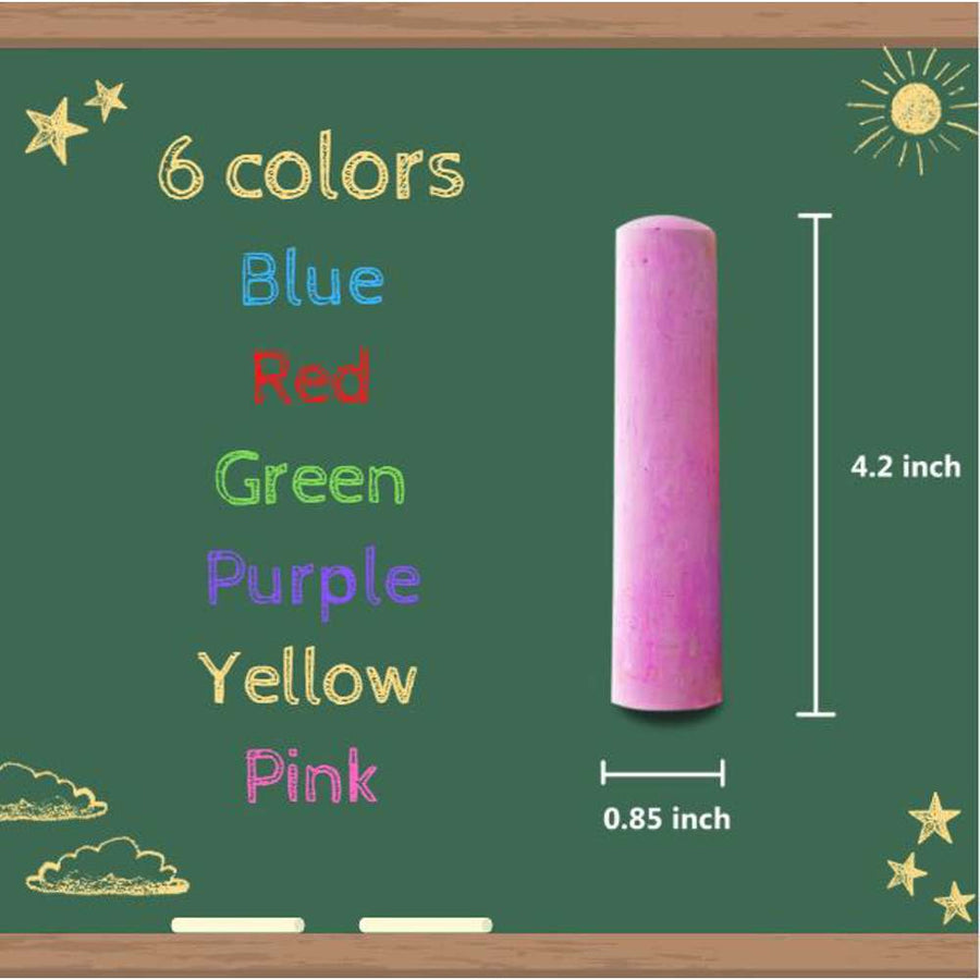 Jumbo Color Chalk (15/Bucket)