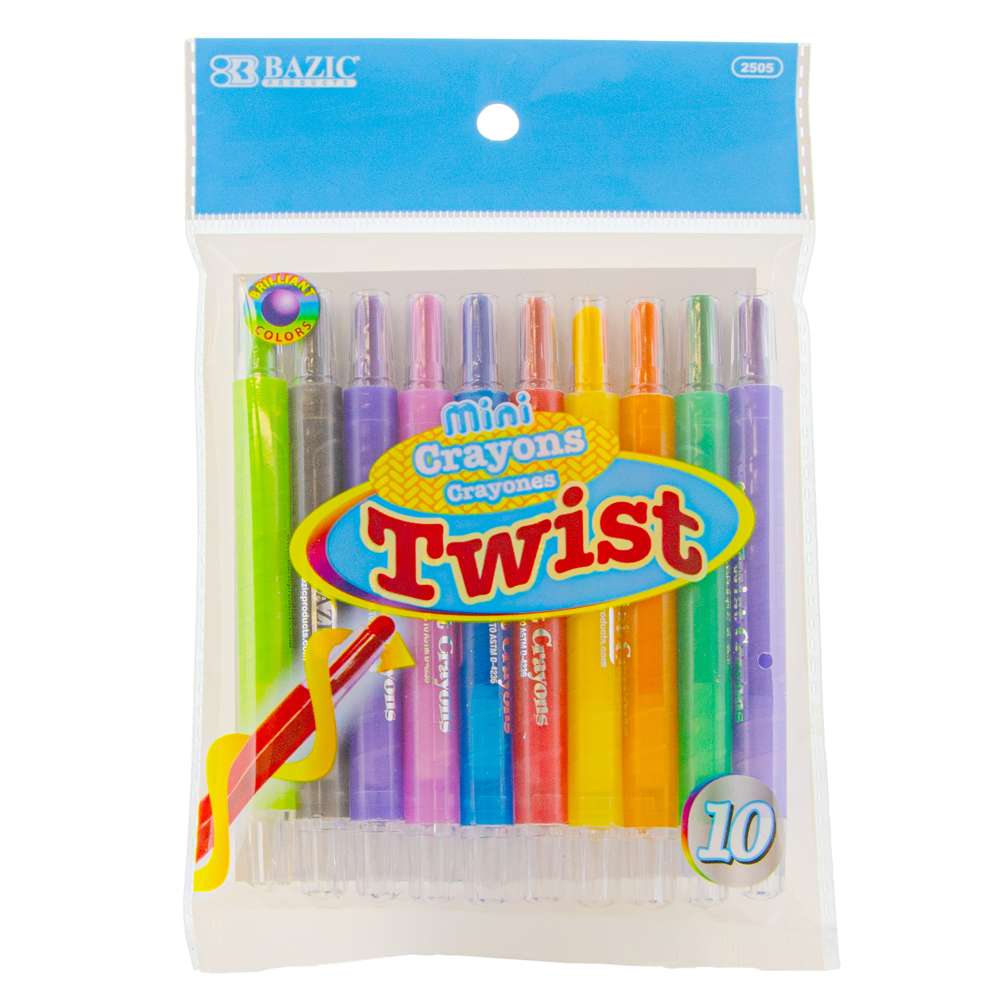 Bazic Twist Crayons - 8 count