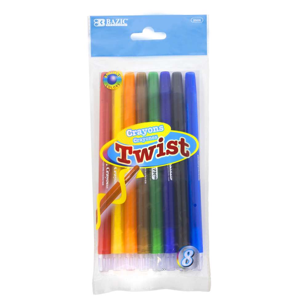 BAZIC Crayons - Juego de 48 crayones para colorear de colores surtidos, no  tóxicos, para arte escolar, regalo para niños artistas (48/paquete), 24
