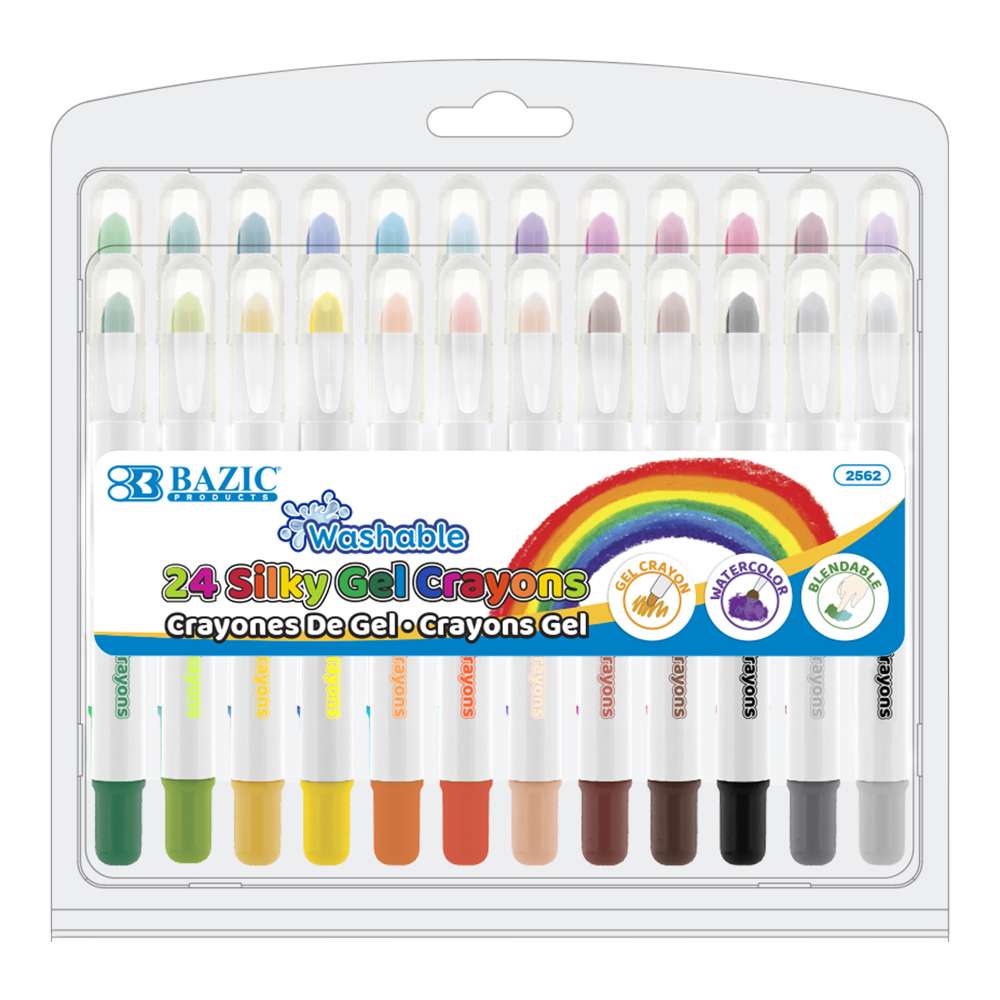 Wax Colour Crayon Set 24 Piece  Colouring Pencils & Crayons