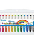 12 Color Jumbo Silky Gel Crayons