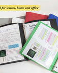 1" Classic Color Poly 3-Ring Binder w/ Pocket