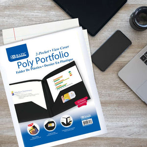 Poly Portfolio View Cover w/ 2-Pocket