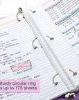1" Asst. Pastel Color 3-Ring View Binder w/ 2-Pockets