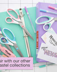 1" Asst. Pastel Color 3-Ring View Binder w/ 2-Pockets
